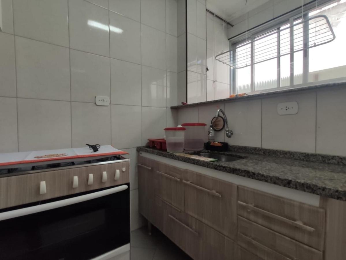 Апартаменты Apartamento Completo Na Quadra Da Praia Da Guilhermina Прая-Гранди Экстерьер фото